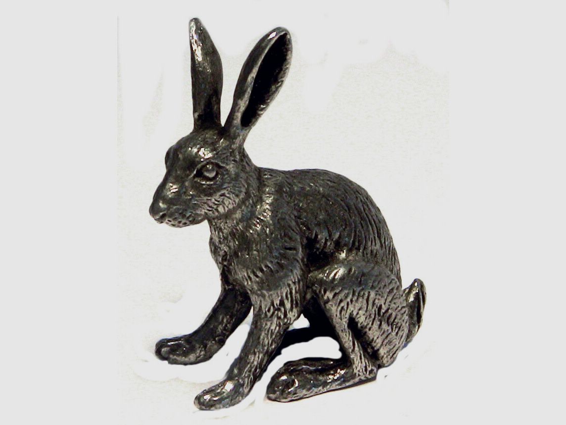 Lovergreen Accessoires Motiv Blechhase Statue