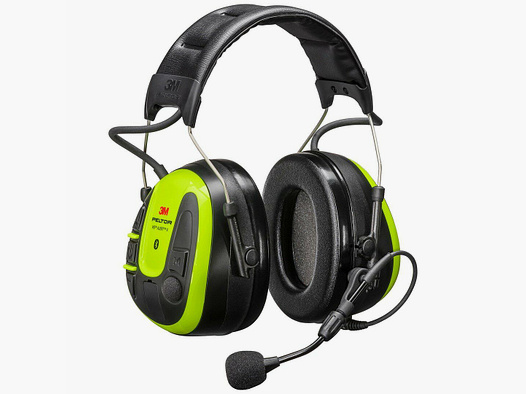 3M Peltor WS Alert X neon green with Bluetooth hearing protection