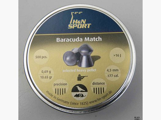 H&H SPORT – BARACUDA MATCH – CAL. 4,5 MM – .177 CAL.