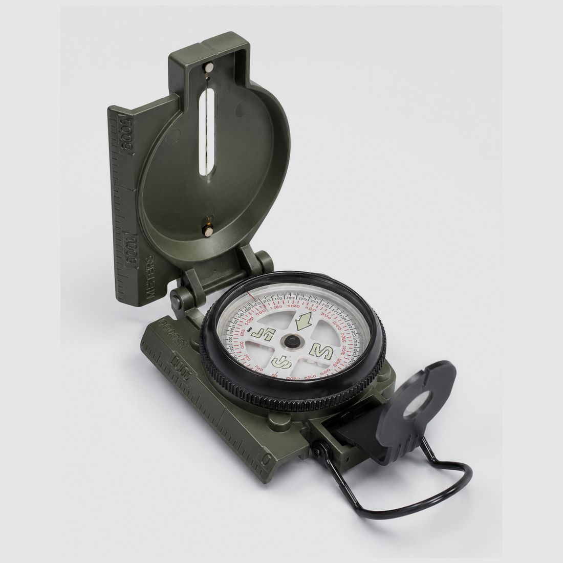 US Compass MET.-Housing Olive Ranger #15792000 | liquid-filled