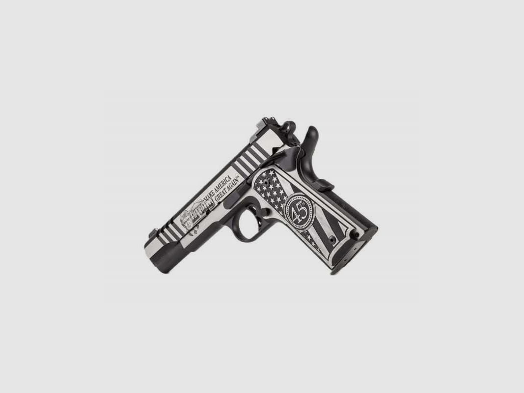 Auto Ordnance "Trump One" 1911 TCAC14N .45 ACP President Custom Pistole