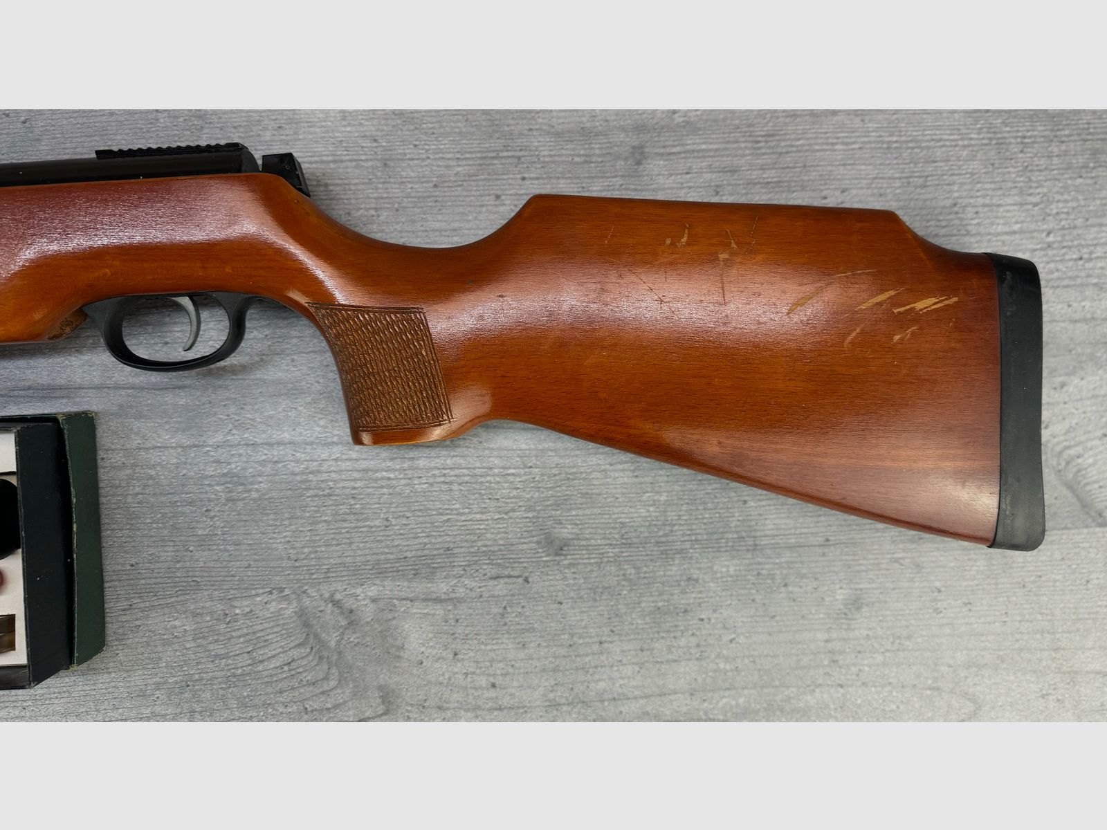 Haenel Mod. 311 Luftgewehr 4,5mm Diabolo mit Original Diopter (+Set) und Kimme, Tragetasche