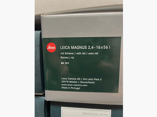 Leica Magnus 2,4-16x56 LA4i mit Schiene - wie neu