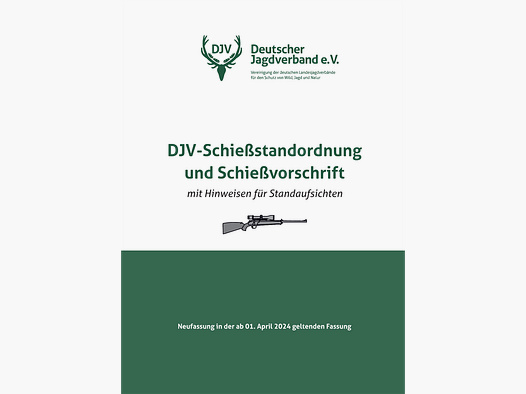 Broschüre "DJV-Schießstandordnung und Schießvorschrift"