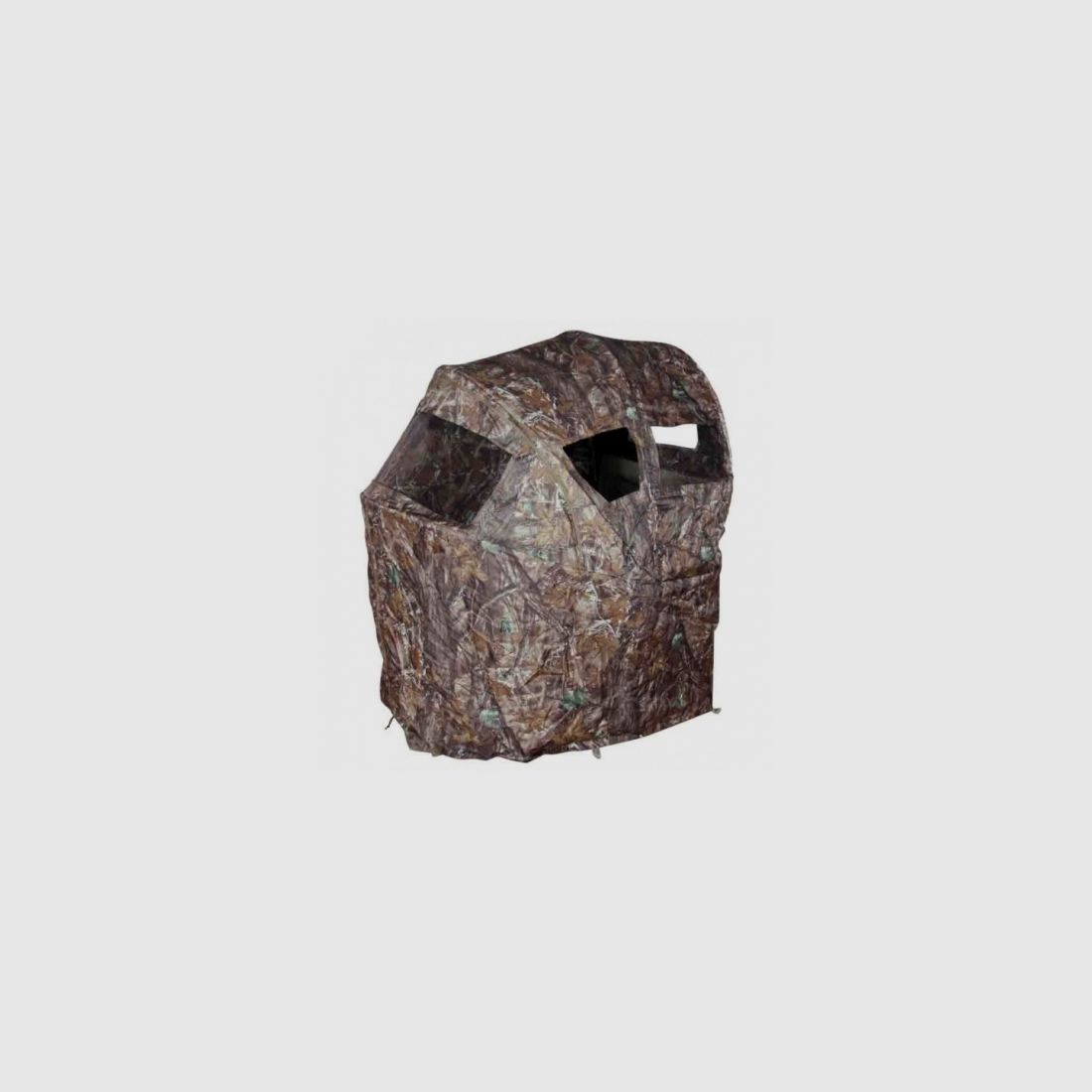 Tarnansitz mit einem Stuhl und Fenstern, mit Rucksack, Bild 1 von 2