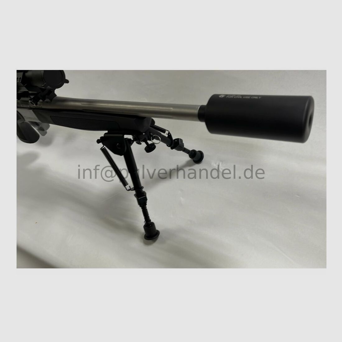 BA 13TD Bergara Inox 16,5" Clé à main, crosse à trou, protection droite/gauche .308Win