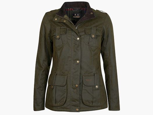 Barbour Wachsjacke Defence Winter Olive/Classic