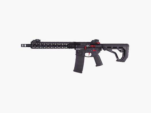 GP R15 FREYA HEXAGON Skeleton 12,5" gen.2 M-LOK Negro/Rojo S-AEG Libre a partir de 18 años -F- | Delta Armory