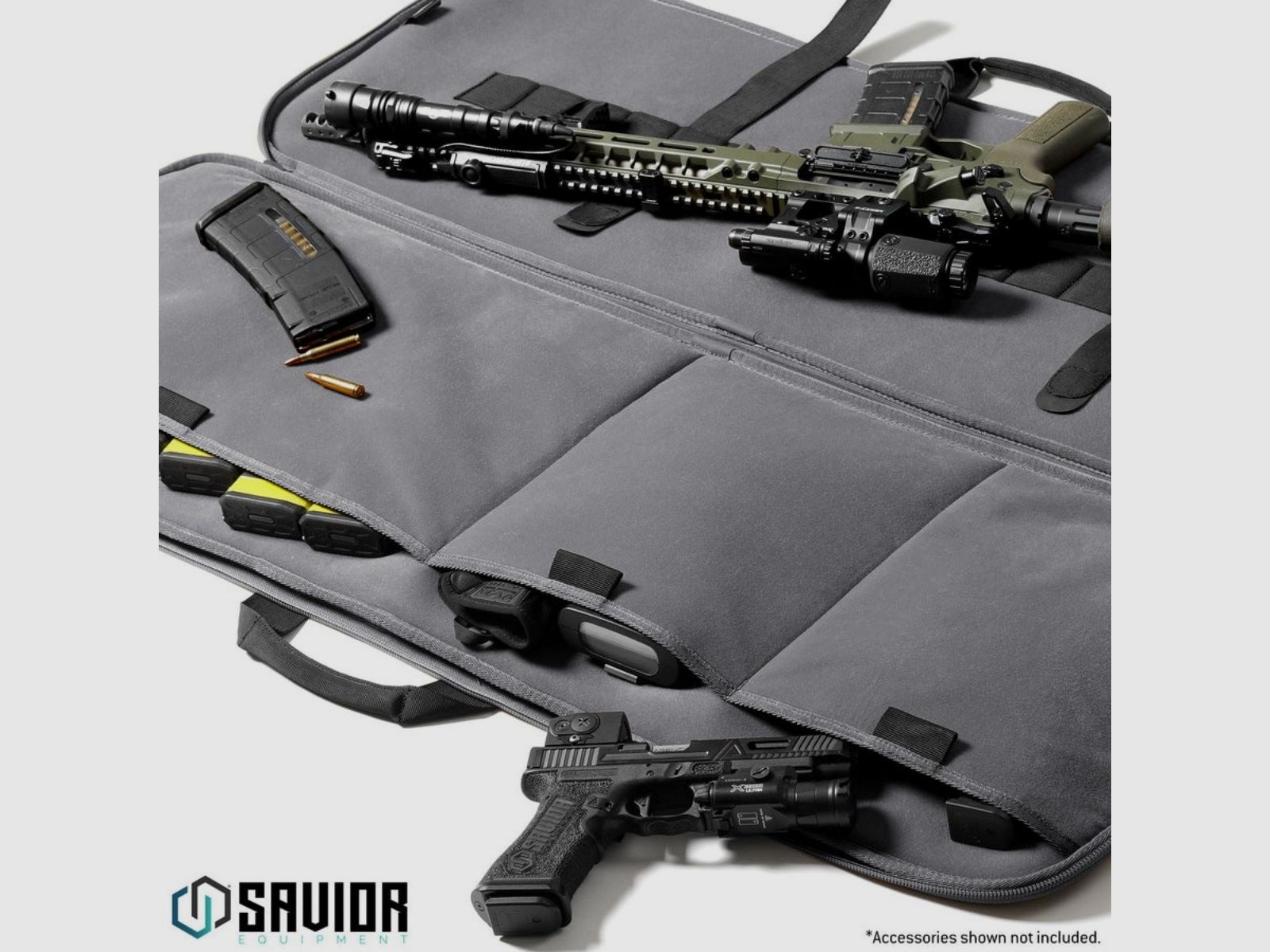 Savior - Torba Single Rifle - Specialist Series Single - 46" - Szara - RB-SG46-WS-GS, zdjęcie 4 z 6
