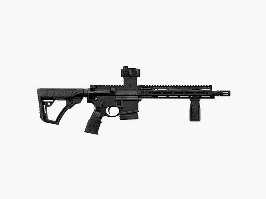PACK DANIEL DEFENSE DDM4V7-S ZWART 11,5'' KAL.5.56 + RODE DOT PRIMARY ARMS 2 MOA + MONTAGE RODE DOT