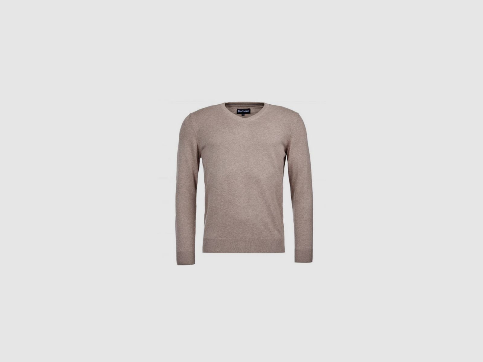 BARBOUR Pima Cotton V-Neck Pullover