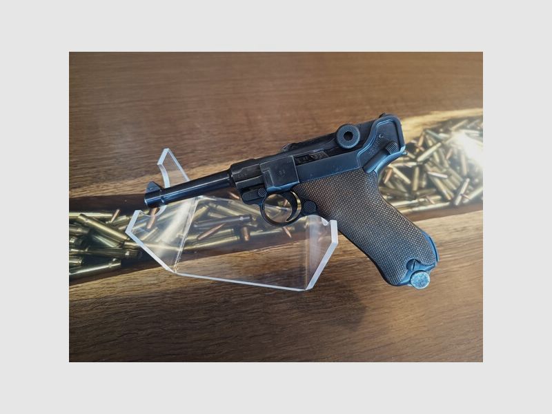Pistole Mauser P08 9mmLuger byf 1941 nummerngleich