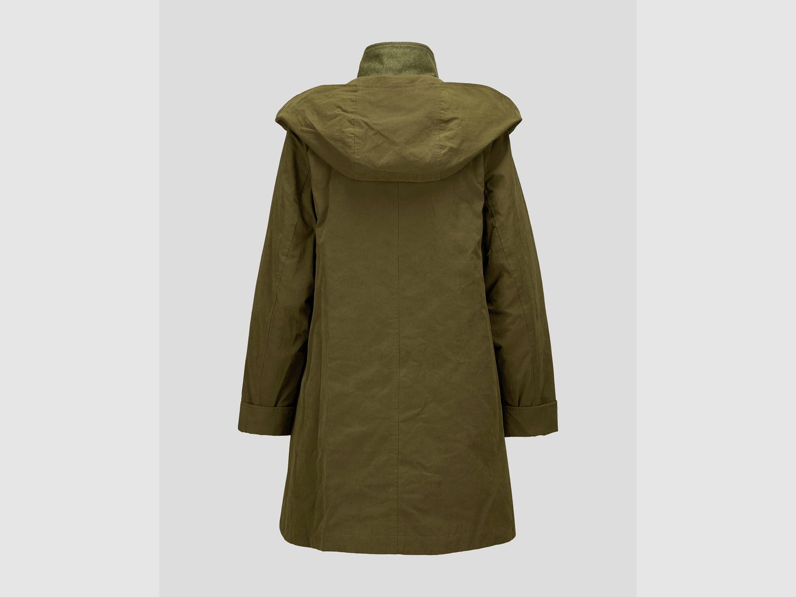 Veste avec Capuche de la Fabrique de Loden de Munich en Olive, image 2 sur 2