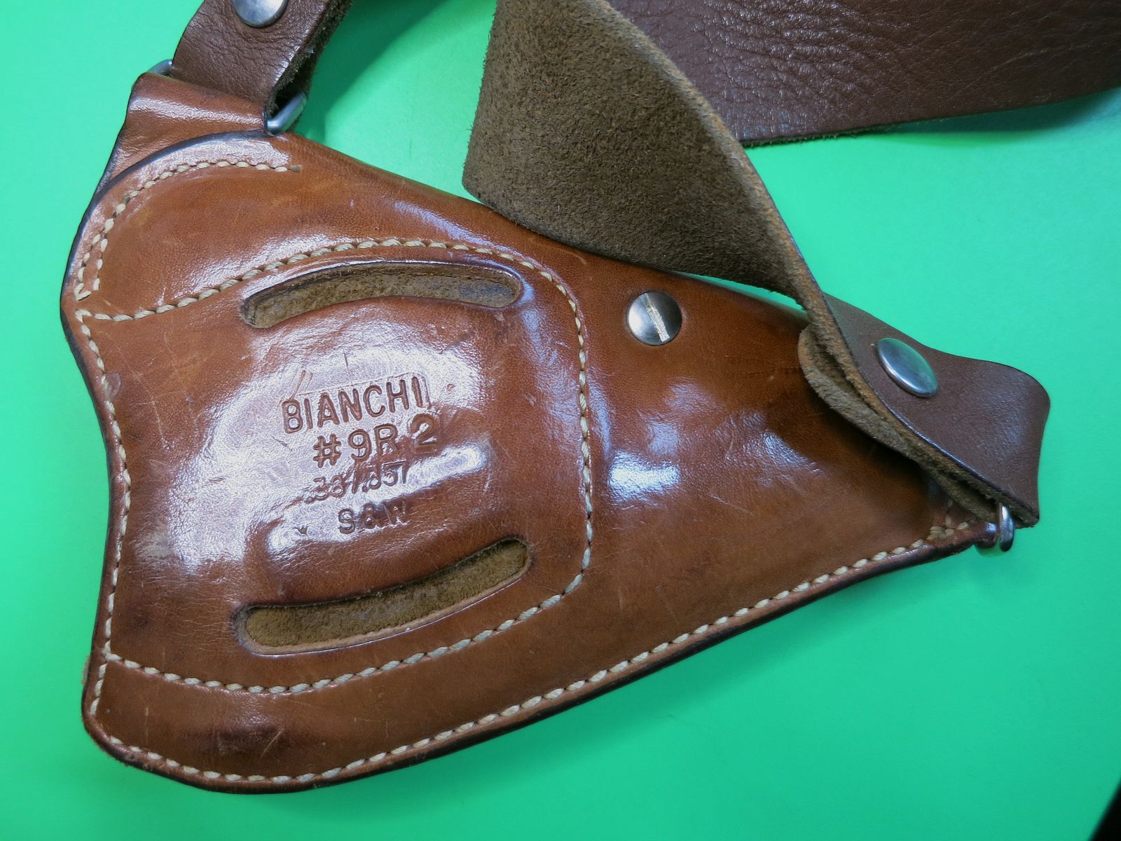 Holster BIANCHI .38/ .357, S&W #9R2, Universal belt or shoulder holster (right/left), revolver up to 3