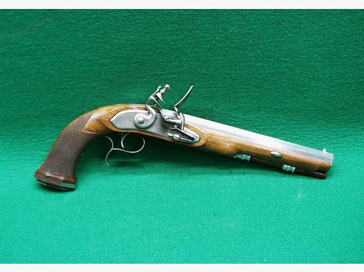 Artax Boutet Steinschloßpistole, Kal.45 glatt, steel finish