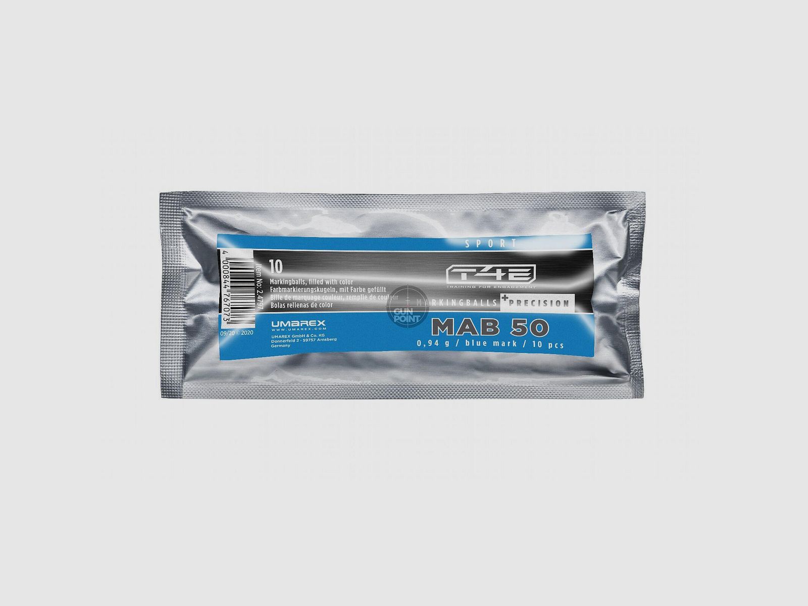 T4E Markingballs Sport MAB 50 Precision cal. .50 - Inhalt: 10 Stk.