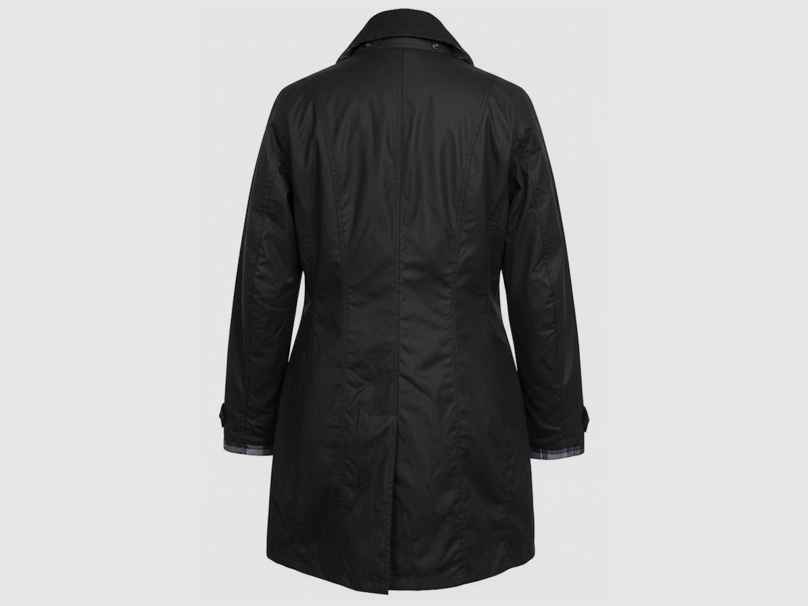 BARBOUR Belsay Chaqueta de Cera para Mujer Negra
