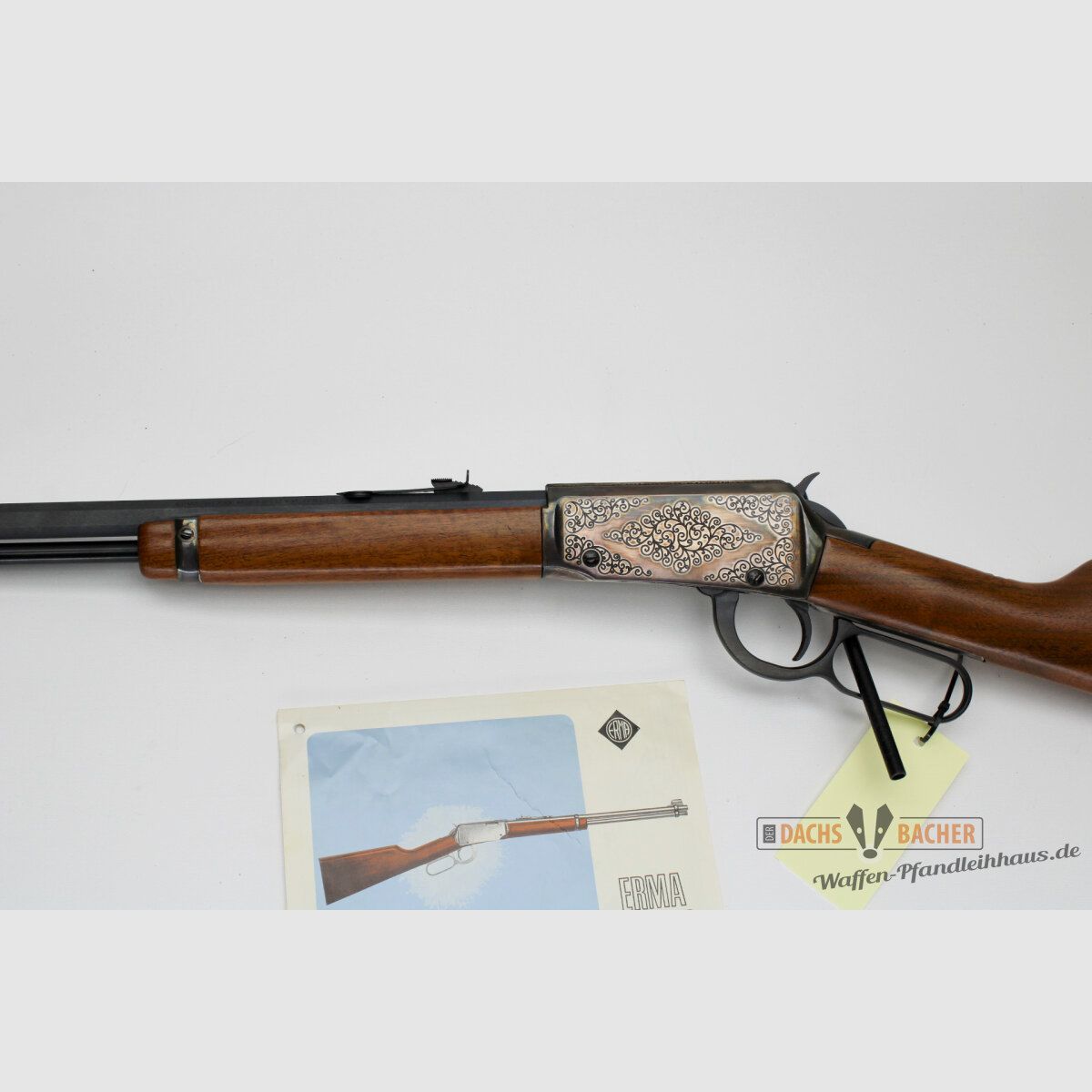 UHR Rifle Erma EG 712 Cal.22lr, cañón octogonal, sistema plateado, imagen 3 de 8
