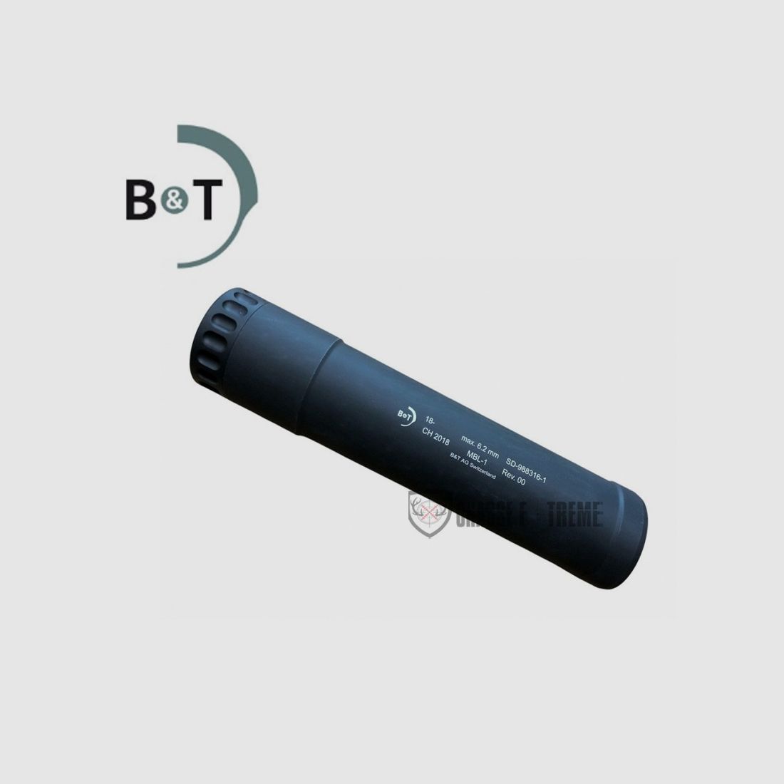 Silencieux B&T Monoblock 5/8x24 Cal 6.2mm