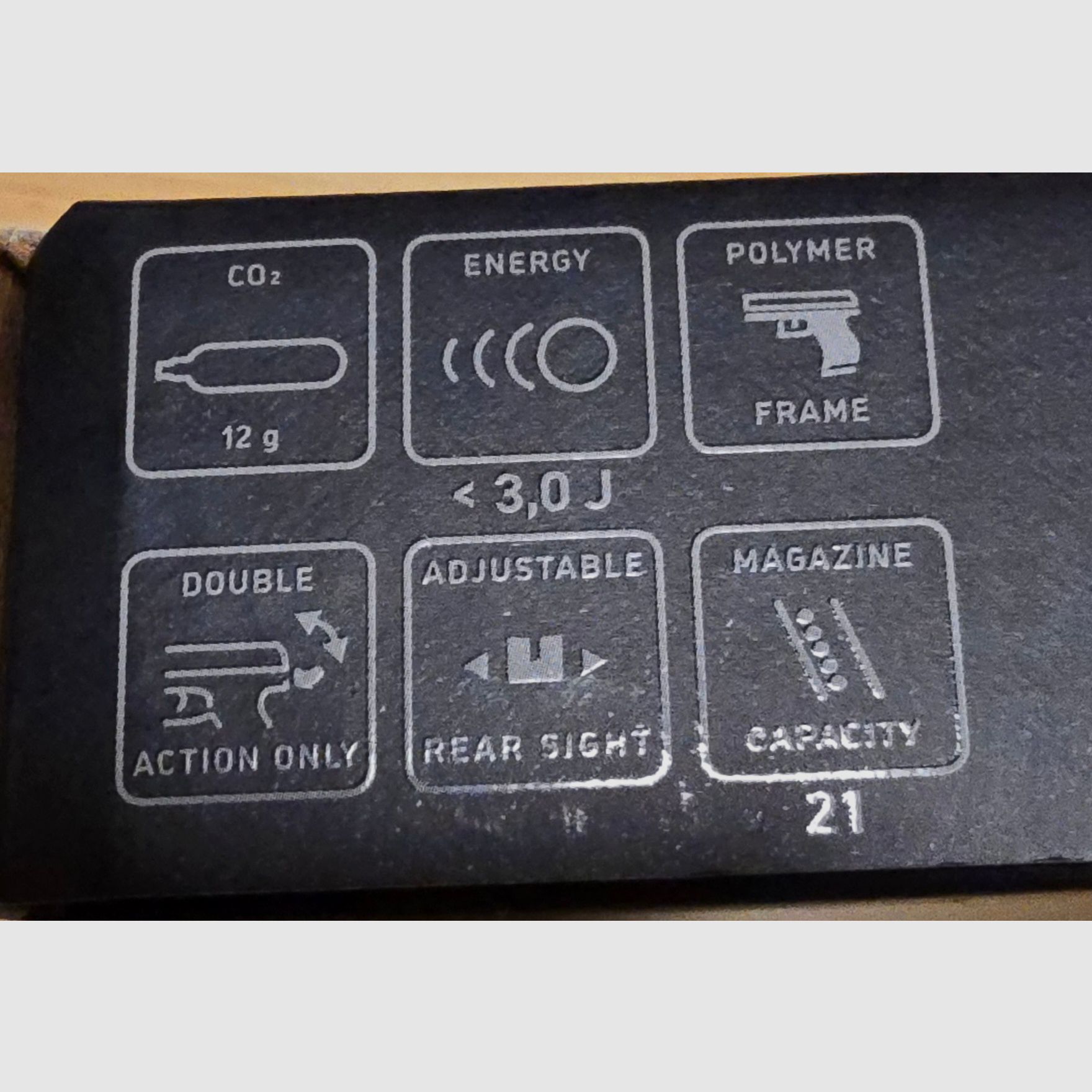 Walther PPQ CO2 pistola 4,5 mm Diabolo