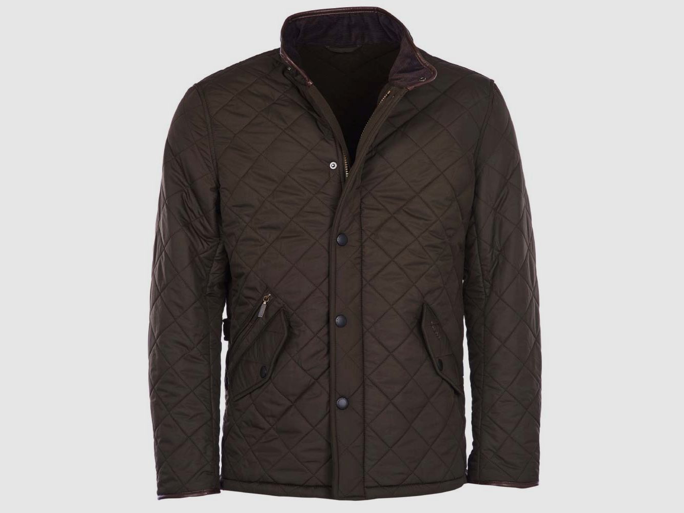 Barbour Steppjacke Powell Quilt Olive