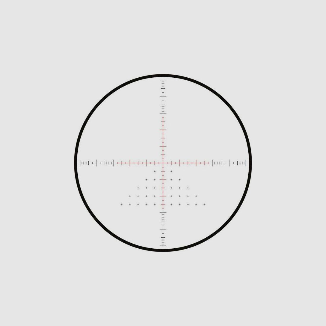 HAWKE ZF m. Leuchtabsehen (1. BE) 6-24x56 Sidewinder (30mm) Abs. FFP Half Mil (24x)
