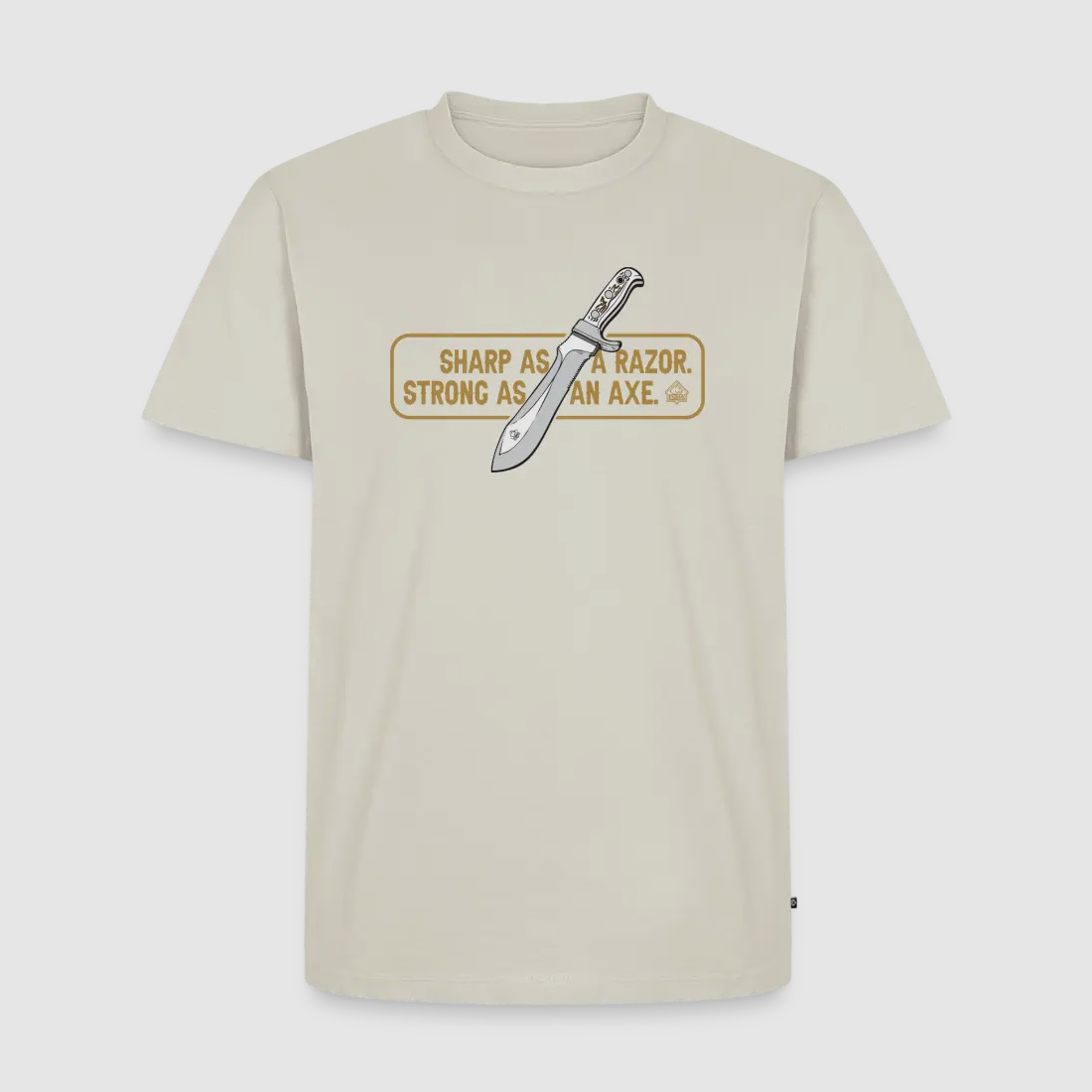 PUMA Męska Premium Koszulka "White Hunter Sharp & Strong"