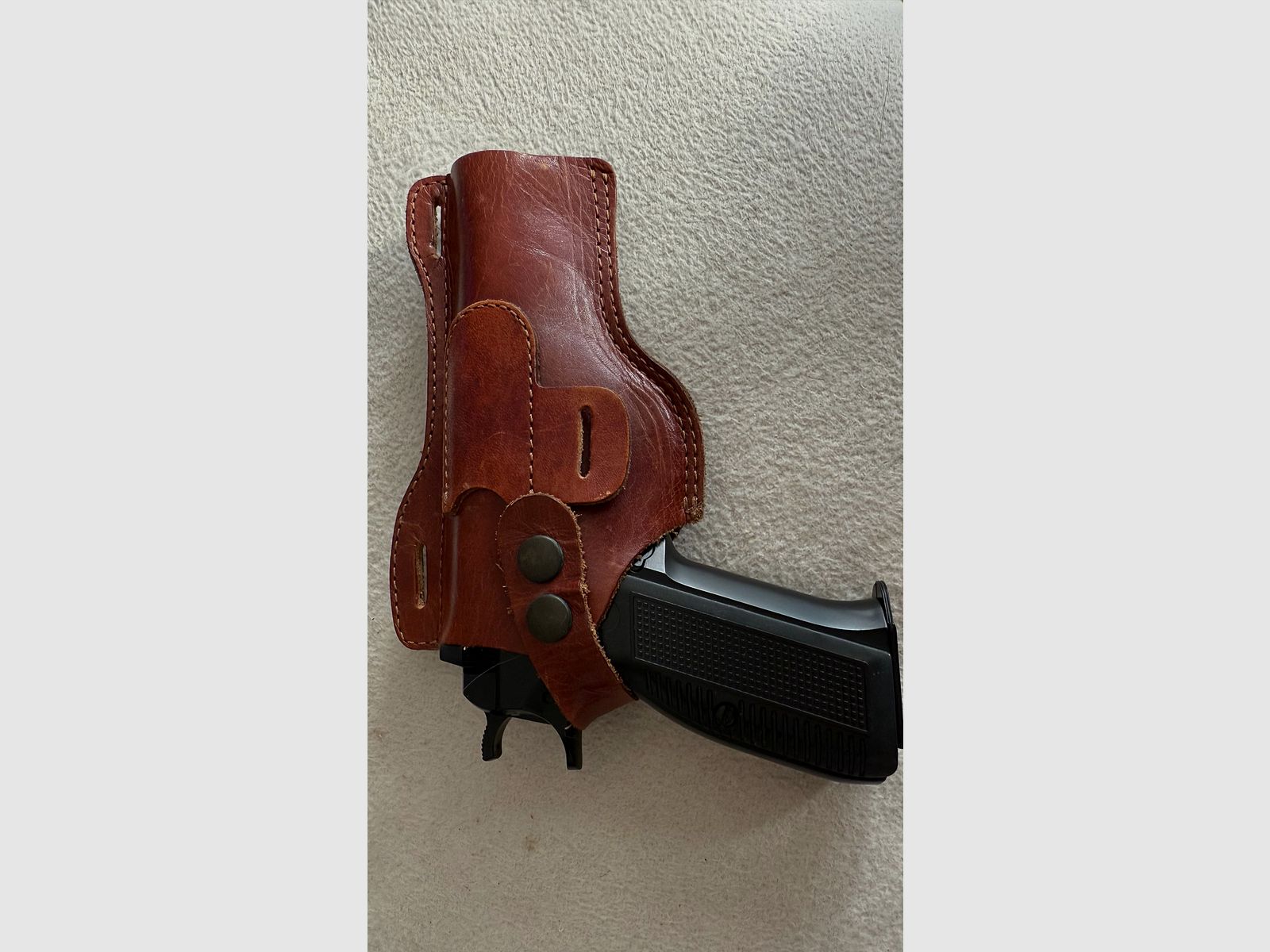 Lederholster braun , OWB, CZ75 u.ä. 