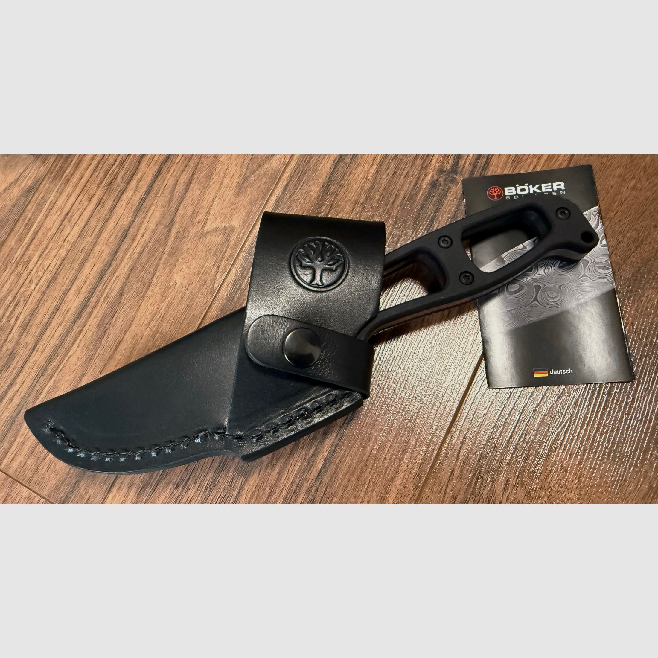 Böker Manufaktur Solingen G.E.K. EDC Fixed Survival Knife Messer Tony Lennartz