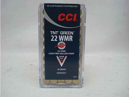 CCI .22WMR TNT GREEN - 1,95g/30gr (a50) HP