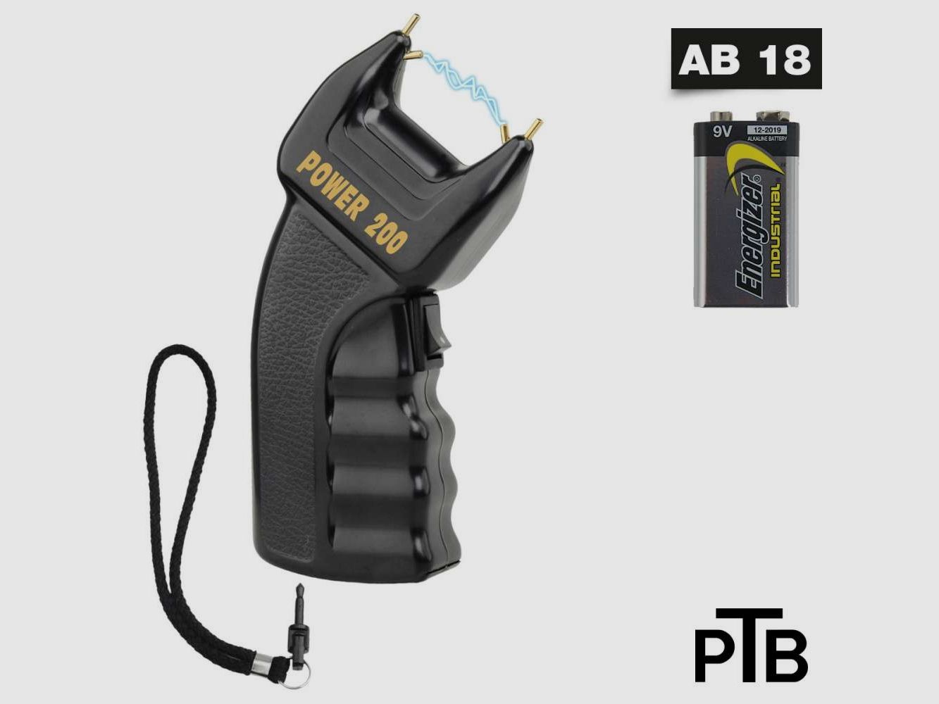 KH - Security Elektrowstrząsacz Power 200.000 V + S-linka