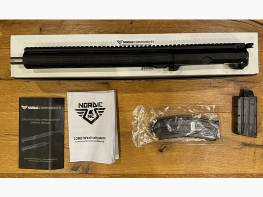Composants nordiques WECHSEL-UPPER KALIBER .22LR pour systèmes AR-15