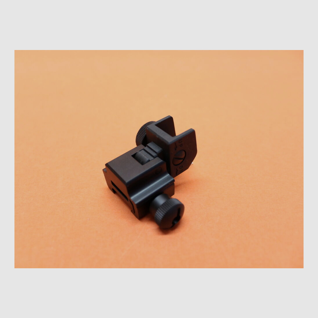 UTG - Leapers Flip-Up Rear Sight UTG Model 4/15 (MNT-951) Folding Diopter Sight for Picatinny Profile