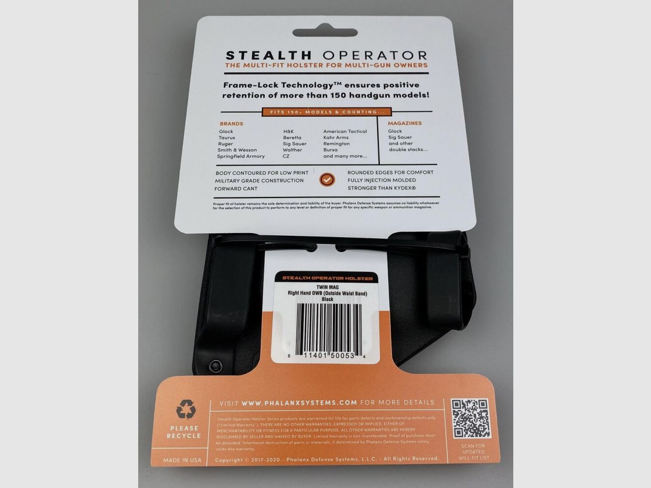 PHALANX OPÉRATEUR STEALTH MULTI-FIT TWINMAG DOUBLE POCHE À MAGAZIN