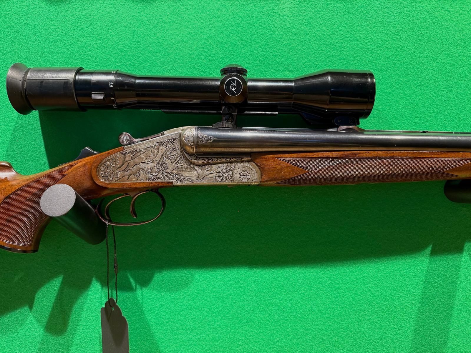 Heym Luxus Drilling 7x65R, 12/70 & .22Mag / Zeiss 1,5-6x42