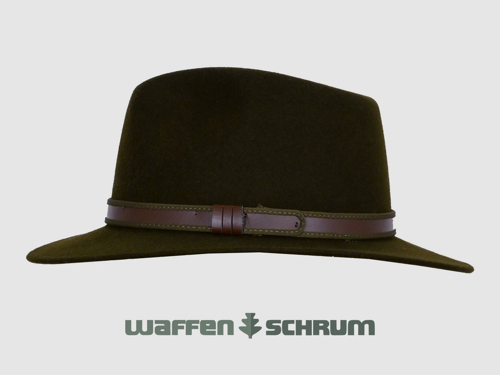 Kapelusz Loden Rollhut Oliwkowy