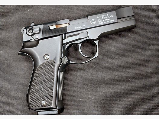 Walther P88-9 (P 88 Compact) blank firing pistol 9mm P.A.K. black (PTB 764) 2 magazines