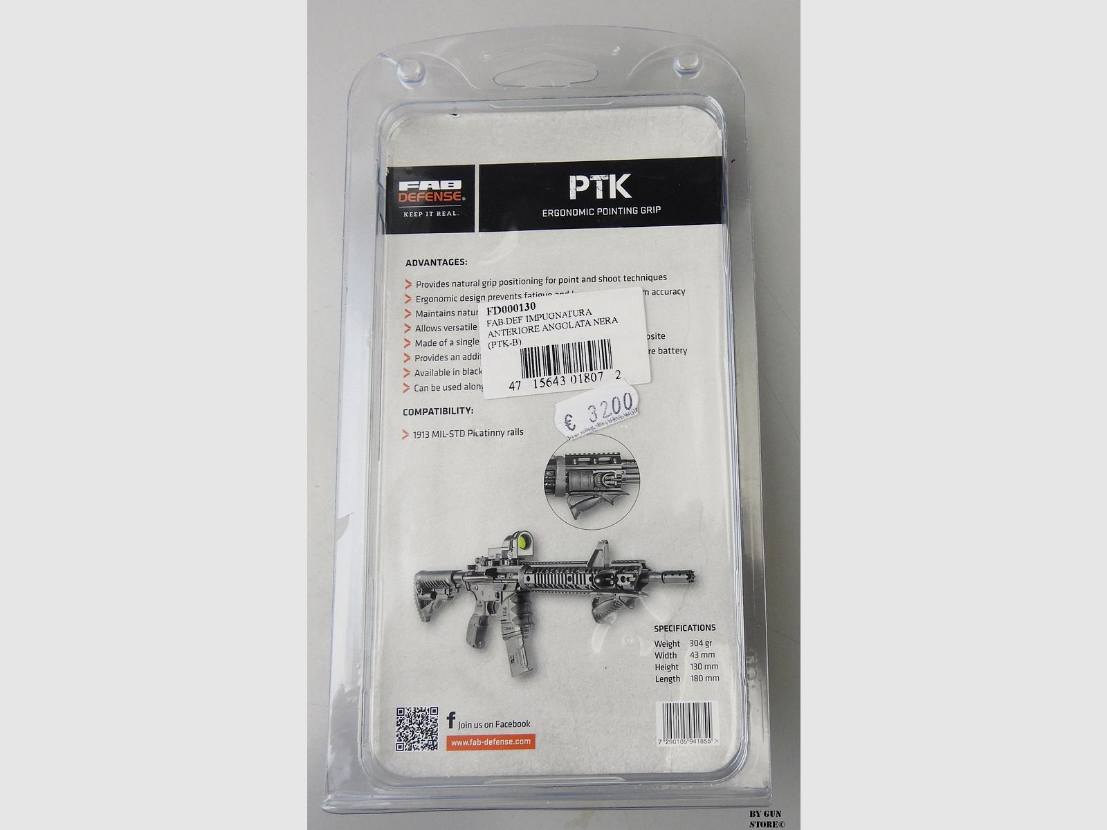 Fab Defense PTK Ergonomic Pointing Grip, image 2 of 2
