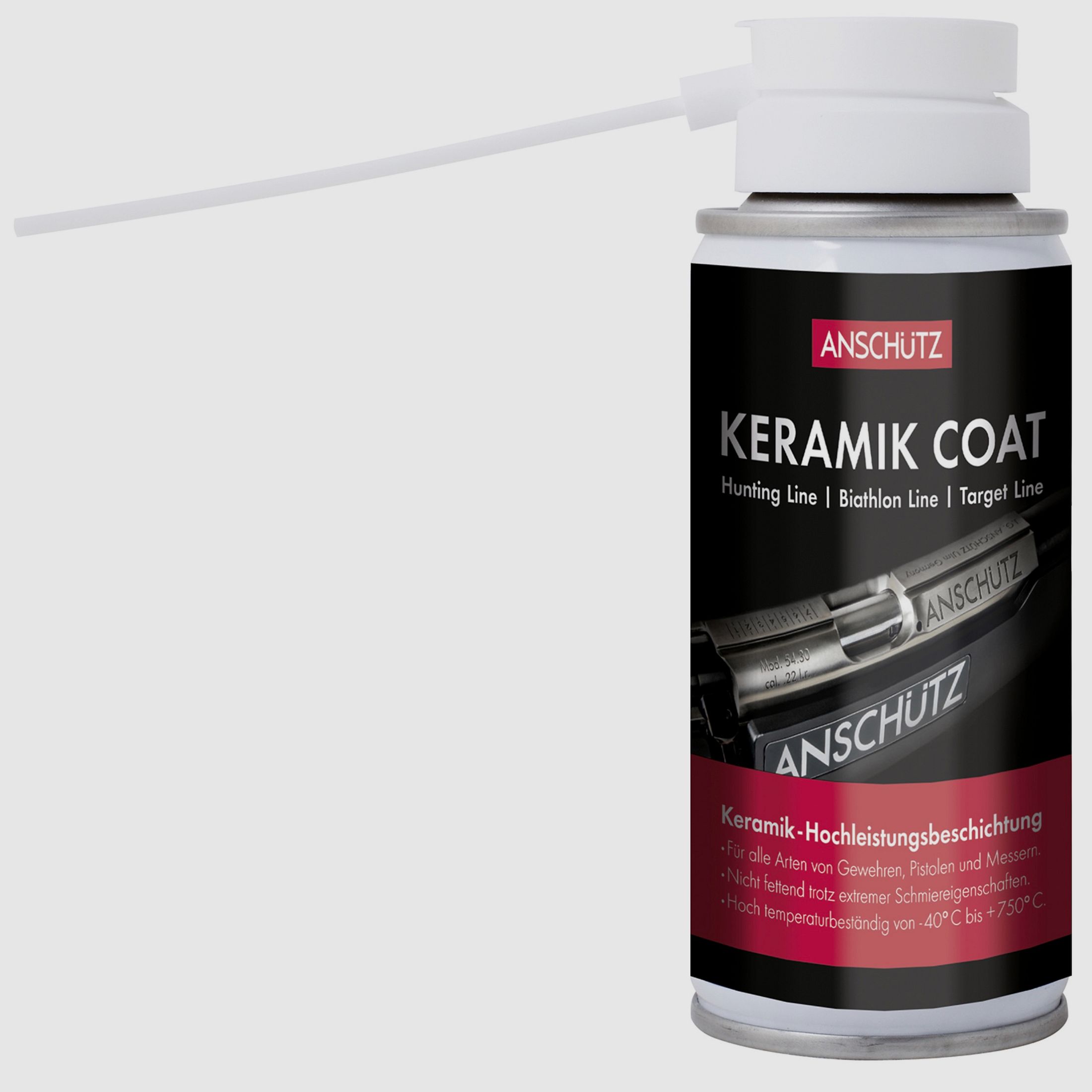 Anschütz 563 Ceramic Coat Aerosol 100ml Spray for Rifles Pistols Knives