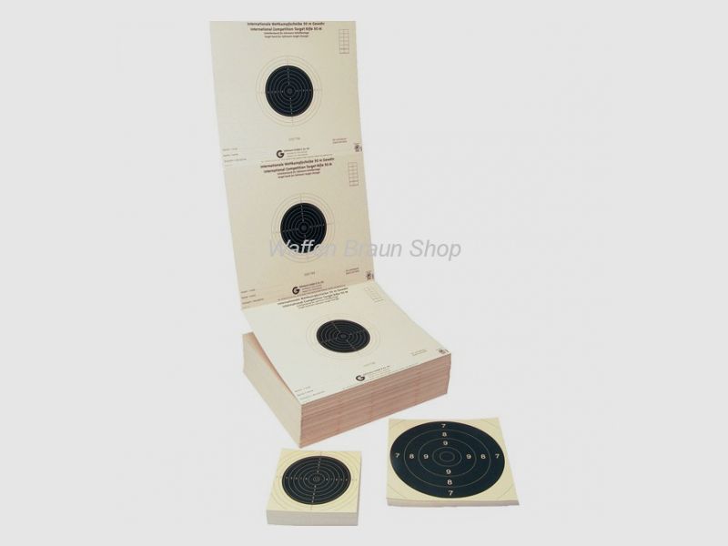 Scheibenband 50 m KK Gewehr 250 Stück , 33,5x30,5