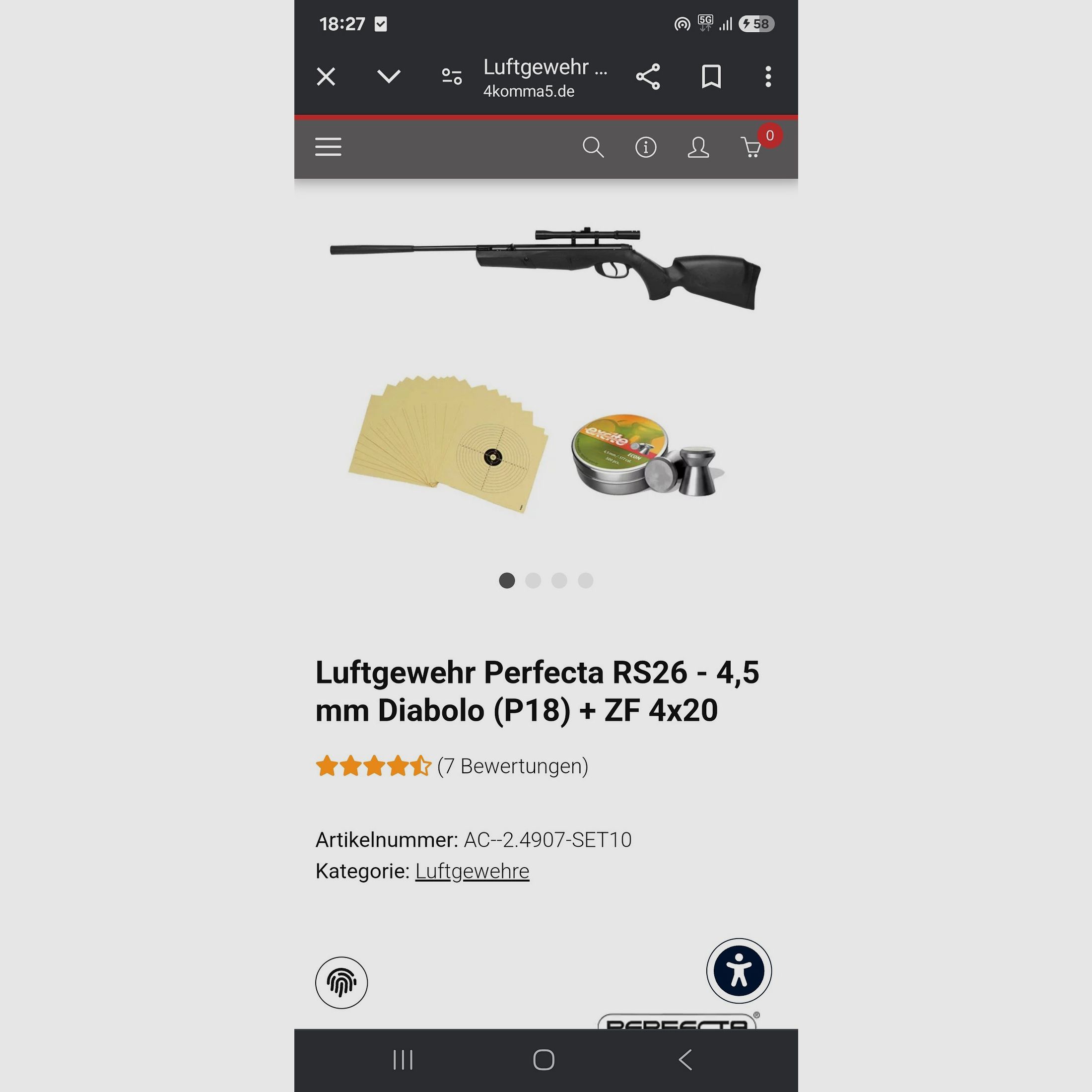Luftgewehr Perfekta
