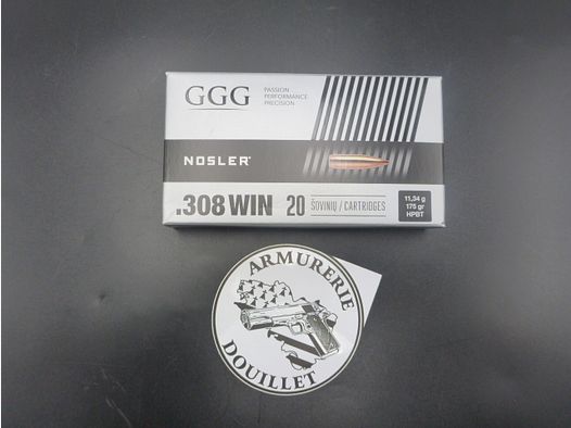 Amunicja GGG .308 Win pociski Sierra HPBT 175GR