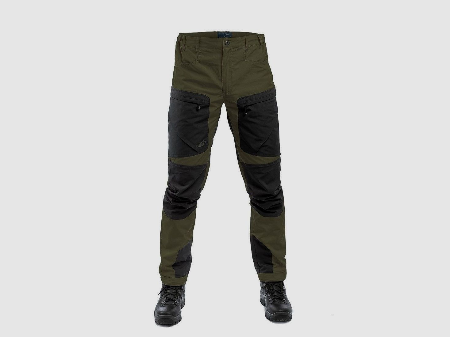 Arrak Outdoor Active Stretch Hose Herren Kurz Olivgrün - 56S
