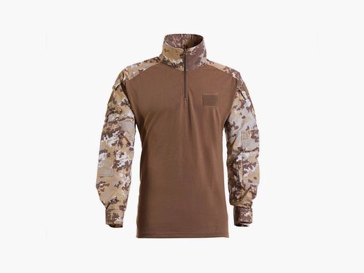 OPENLAND TACTICAL NERG – COMBAT SHIRT IN COTONE Vegetato Italiano Desert