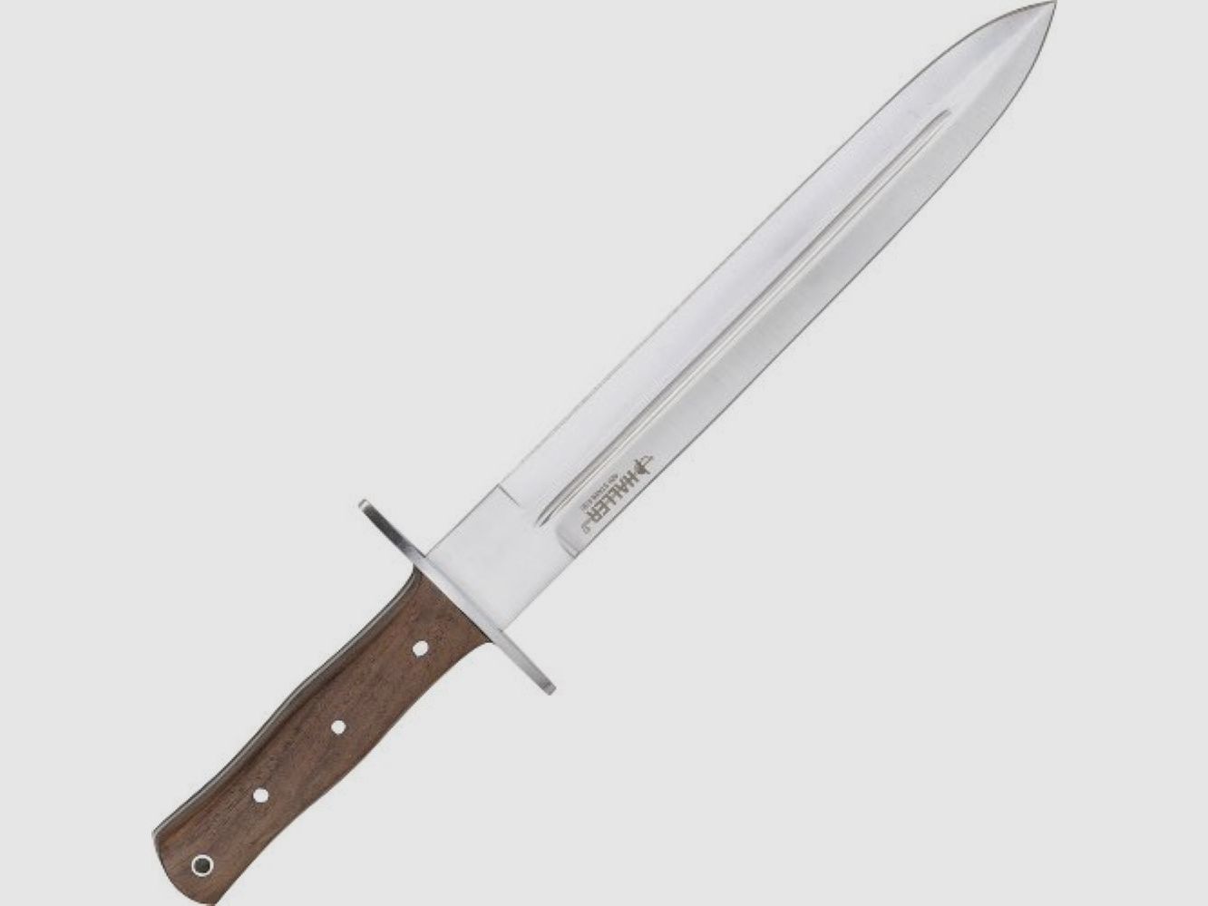 Einfacher Dolch mit Walnussholz Griffstück