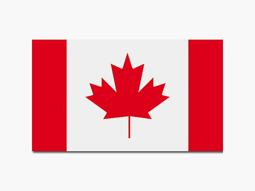Diverse Flagge Kanada