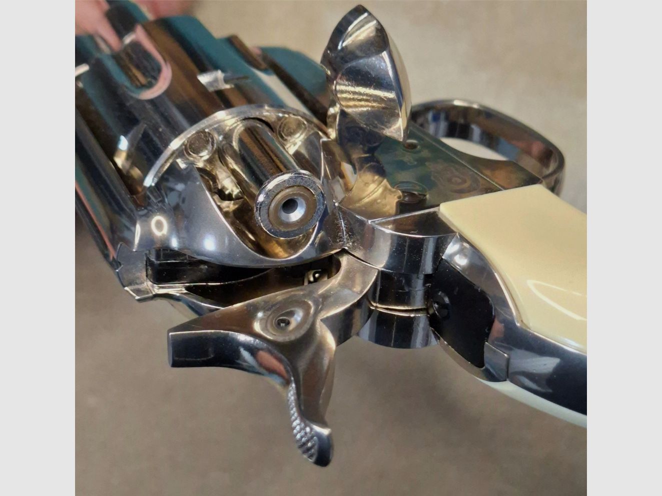 !!! Neuwertig!!! Colt SAA . 45, Vollmetall, nickel- finish, 5,5", cal. 4,5mm Co², P18!