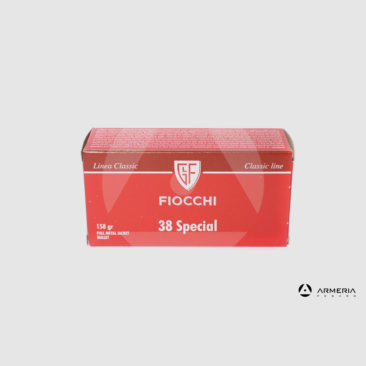 Fiocchi Linea Classic calibre 38 Special FMJ 158 granos – 50 cartuchos, imagen 1 de 2