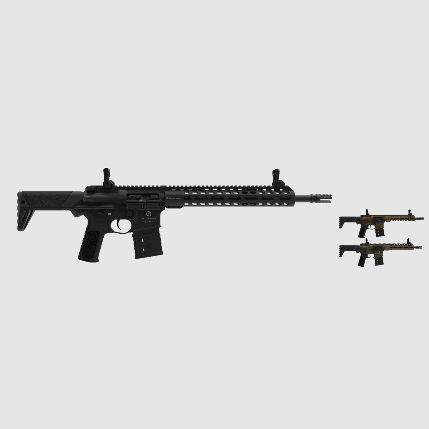 Schmeisser – Halbauto / M4FL / 14.5 / M-Lok / CSS Stock / Black / .223 Rem