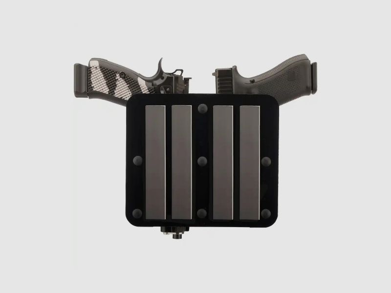 Support magnétique BenchMaster pour 2 armes de poing